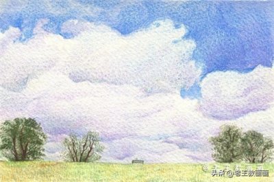 彩铅风景怎么画?