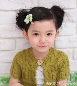 女宝宝发型设计大集锦,妈妈们快用你们的巧手打造漂亮的女宝宝吧