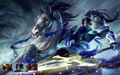 lol赵信新出皮肤(奎因被误认天使)